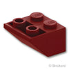 スロープ インバート 45° 2 x 2：[Dark Red / ダークレッド]