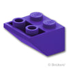 スロープ インバート 45° 2 x 2：[Dark Purple / ダークパープル]