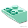 スロープ インバート 45° 2 x 2：[Light Aqua / ライトアクア]