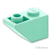スロープ インバート 45° 2 x 1：[Light Aqua / ライトアクア]