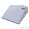 スロープ ダブル 33° 3 x 3 - コーナー：[Light Bluish Gray / グレー]