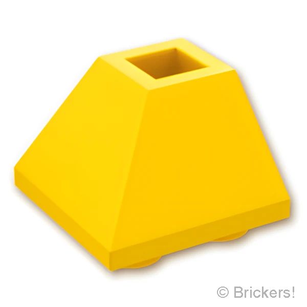 LEGO® パーツ 367624/4189314/4225503/4254998/4264338 スロープ インバート ダブル 45° 2 x 2 - コーナー：[Yellow / イエロー] 3676-024 