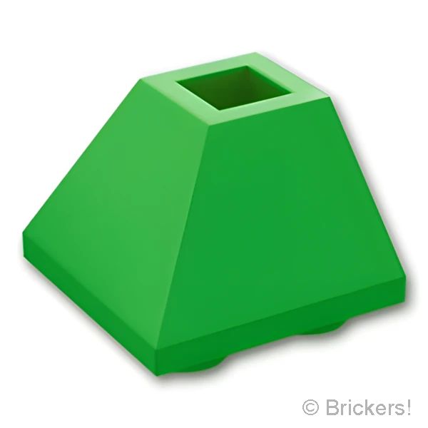 LEGO® パーツ 6438779 スロープ インバート ダブル 45° 2 x 2 - コーナー：[Bt,Green / ブライトグリーン] 3676-037 