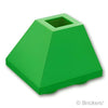 スロープ インバート ダブル 45° 2 x 2 - コーナー：[Bt,Green / ブライトグリーン]