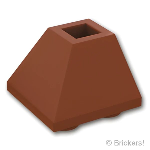 LEGO® パーツ 4541251/6037454/6490472 スロープ インバート ダブル 45° 2 x 2 - コーナー：[Reddish Brown / ブラウン] 3676-192 