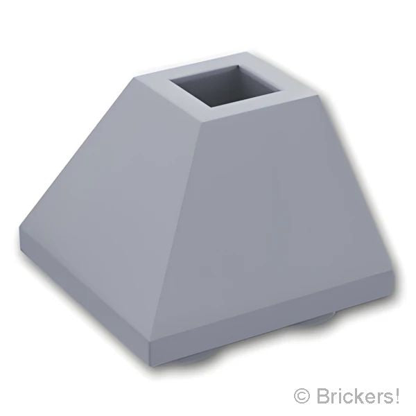 LEGO® パーツ 4211817/4542423/6210800/6310976 スロープ インバート ダブル 45° 2 x 2 - コーナー：[Light Bluish Gray / グレー] 3676-194 