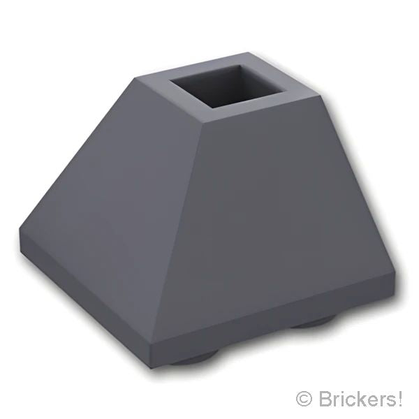 LEGO® パーツ 4210862 スロープ インバート ダブル 45° 2 x 2 - コーナー：[Dark Bluish Gray / ダークグレー] 3676-199 