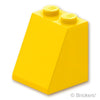 スロープ 65° 2 x 2 x 2：[Yellow / イエロー]