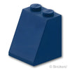 スロープ 65° 2 x 2 x 2：[Dark Blue / ダークブルー]