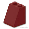 スロープ 65° 2 x 2 x 2：[Dark Red / ダークレッド]