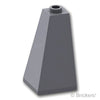 スロープ ダブル 75° 2 x 2 x 3 - コーナー：[Dark Bluish Gray / ダークグレー]