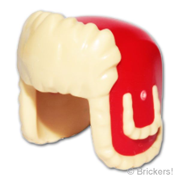 LEGO® パーツ 6224753 ウシャンカ 帽子：[Red / レッド] 36933pb01-021 