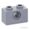 テクニック ブロック 1 x 2 - 1ホール：[Light Bluish Gray / グレー]