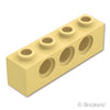 テクニック ブロック 1 x 4 - 3ホール：[Tan / タン]