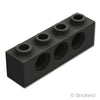 テクニック ブロック 1 x 4 - 3ホール：[Black / ブラック]