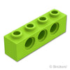テクニック ブロック 1 x 4 - 3ホール：[Lime / ライム]