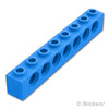 テクニック ブロック 1 x 8 - 7ホール：[Dark Azure / ダークアズール]