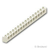 テクニック ブロック 1 x 16 - 15ホール：[White / ホワイト]