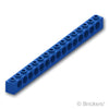 テクニック ブロック 1 x 16 - 15ホール：[Blue / ブルー]