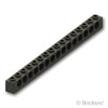 テクニック ブロック 1 x 16 - 15ホール：[Black / ブラック]