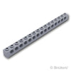 テクニック ブロック 1 x 16 - 15ホール：[Light Bluish Gray / グレー]