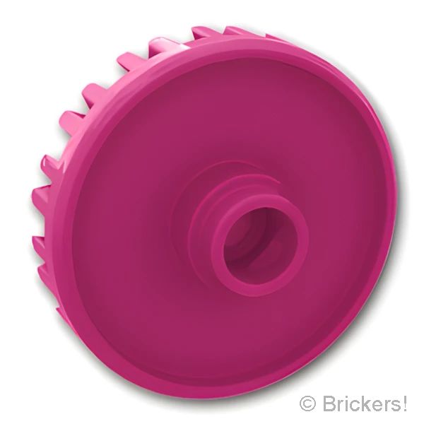 LEGO® パーツ 6373602 ホイール カバー 18mm - #56145専用：[Magenta / マゼンタ] 37195-124 
