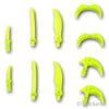 武器パック1セット10個入り：[Tr,Neon Green / トランスネオングリーン(蛍光)]