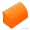 スロープ カーブ 1 x 2：[Orange / オレンジ]