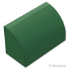 スロープ カーブ 1 x 2：[Dark Green / ダークグリーン]