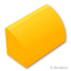スロープ カーブ 1 x 2：[Bt,Lt Orange / ブライトライトオレンジ]