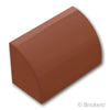 スロープ カーブ 1 x 2：[Reddish Brown / ブラウン]