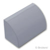 スロープ カーブ 1 x 2：[Light Bluish Gray / グレー]