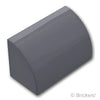 スロープ カーブ 1 x 2：[Dark Bluish Gray / ダークグレー]
