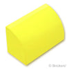 スロープ カーブ 1 x 2：[Bt,Lt Yellow / ブライトライトイエロー]