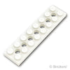 テクニック プレート 2 x 8 - 7ホール：[White / ホワイト]
