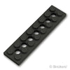 テクニック プレート 2 x 8 - 7ホール：[Black / ブラック]
