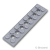 テクニック プレート 2 x 8 - 7ホール：[Light Bluish Gray / グレー]