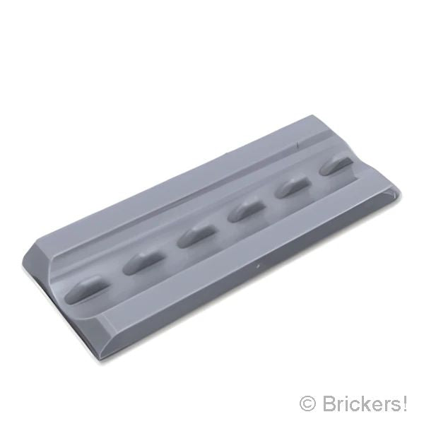 LEGO® パーツ 6468171 テクニック ギア ラック 2×6 逆 (ウォーム スクリュー 6L専用)：[Light Bluish Gray / グレー] 3776-194 