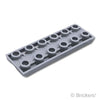 テクニック ギア ラック 2×6 逆 (ウォーム スクリュー 6L専用)：[Light Bluish Gray / グレー]