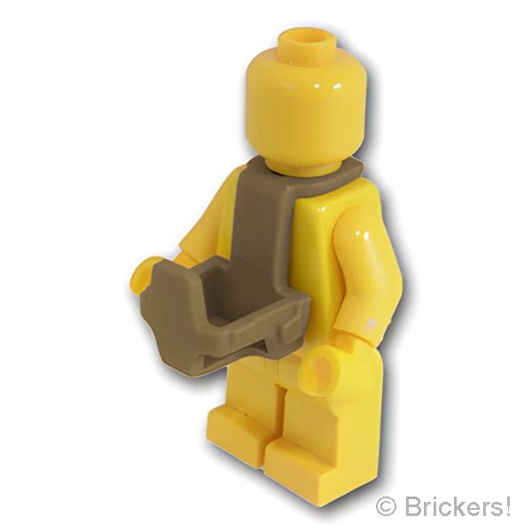 LEGO® パーツ 6233539 ベビーキャリア：[Dark Tan / ダークタン] 37822-138 