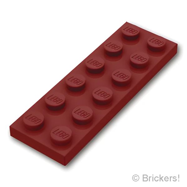 LEGO® パーツ 4164177/4618986 プレート 2 x 6：[Dark Red / ダークレッド] 3795-154 の商品ページ｜レゴ®パーツ バラ売りのブリッカーズ