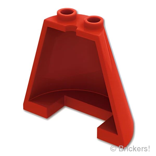 LEGO® パーツ 6488450 コーン ハーフ 4 x 2 x 3：[Red / レッド] 38317-021 