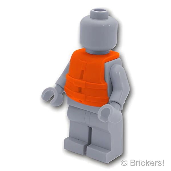 LEGO® パーツ 6231925 ライフジャケット 2ストラップ：[Orange / オレンジ] 38781-106 