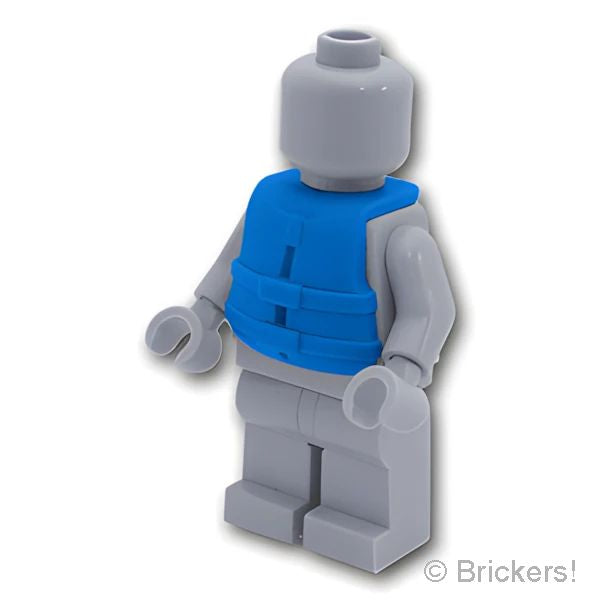 LEGO® パーツ 6327531 ライフジャケット 2ストラップ：[Dark Azure / ダークアズール] 38781-321 