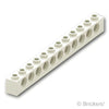 テクニック ブロック 1 x 12 - 11ホール：[White / ホワイト]