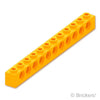 テクニック ブロック 1 x 12 - 11ホール：[Bt,Lt Orange / ブライトライトオレンジ]