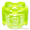 ブロック ラウンド 2 x 2：[Tr,Neon Green / トランスネオングリーン(蛍光)]