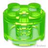 ブロック ラウンド 2 x 2：[Tr,Bt Green / トランスブライトグリーン]