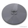 ディッシュ 8 x 8 - 64mm：[Dark Bluish Gray / ダークグレー]
