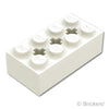テクニック ブロック 2 x 4 - 3軸穴：[White / ホワイト]
